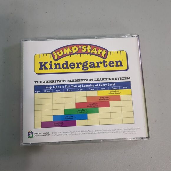 Jump Start Kindergarten User's Guide CD-ROM Game Learning System (PC/Mac, 1995) - Picture 3 of 3